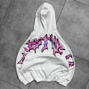 Thunder White Oversize Hoodi