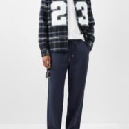 23 Front Printed Oversize- Navy blue Shade 03