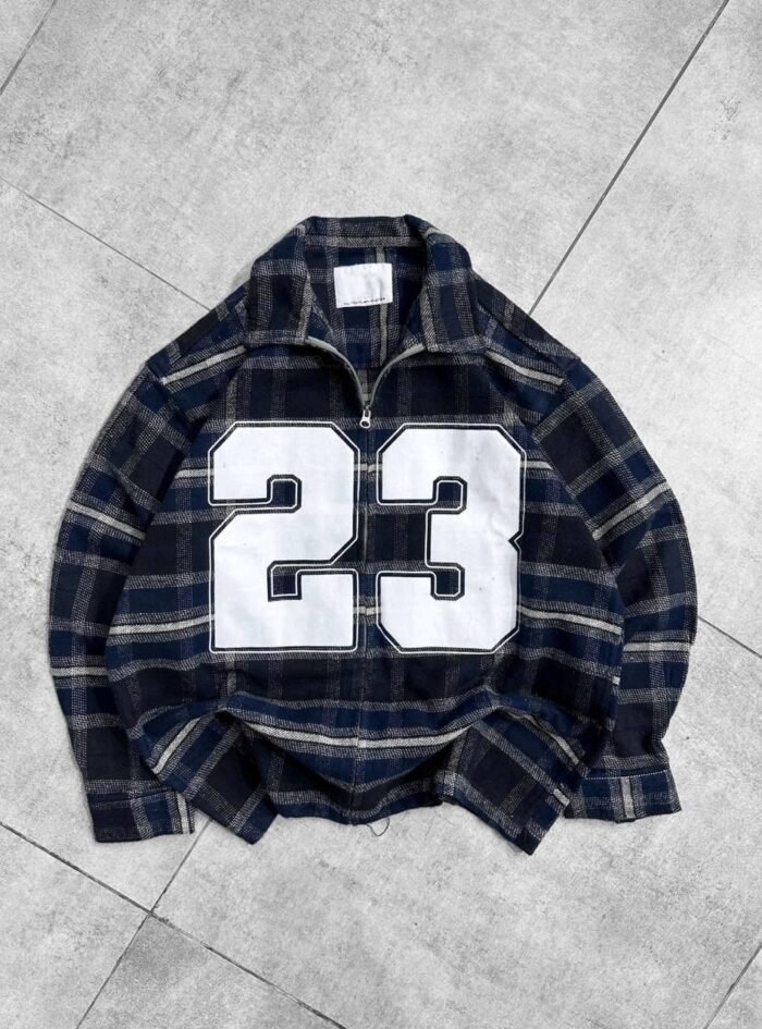23 Front Printed Oversize- Navy blue Shade