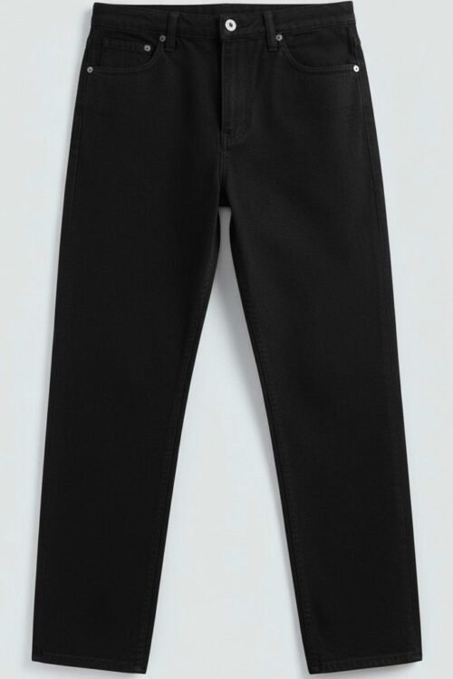 Black Momfit Pant