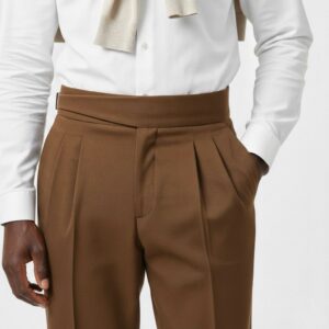Italian Style Formal gurkha pant - Brown