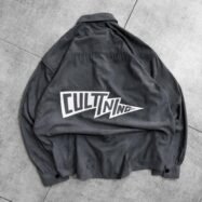 Culttning Back Printed Shirt- Ash 01