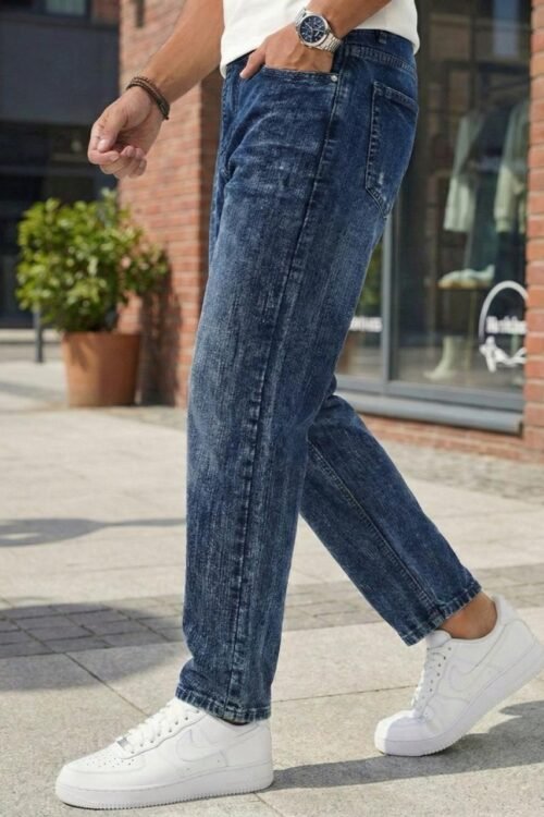 Momfit Raw Denim- Blue