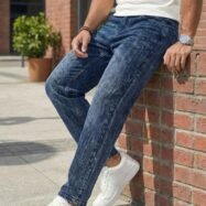 Momfit Raw Denim- Blue
