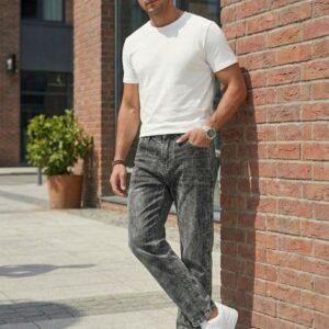 Momfit Raw Denim- Charcoal Grey 00 Momfit Raw Denim- Charcoal Grey