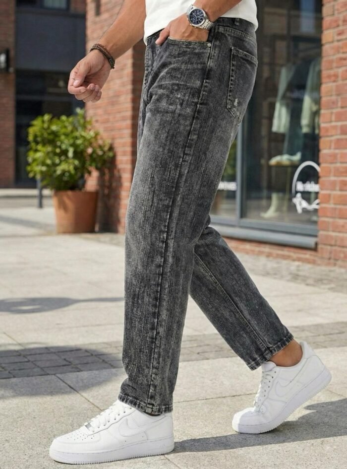 Momfit Raw Denim- Charcoal Grey Momfit Raw Denim- Charcoal Grey