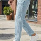 Momfit Raw Denim- Ice Blue