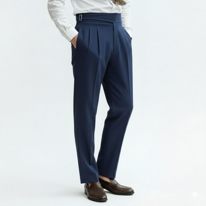 Navy Blue Italian Gurkha 01