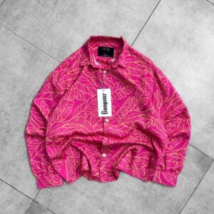 Tropical Oversize Shirt- Pink