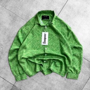Tropical Oversize Shirt- Green