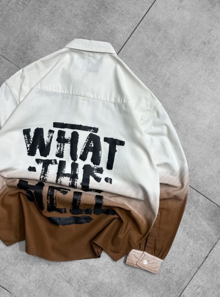 What The Hell Back Printed Shirt - Coco 02