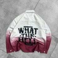 What The Hell Back Printed Shirt - Red 00
