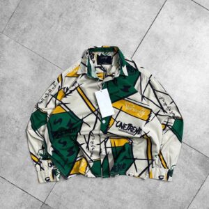 TRIBAL ALL OVER PRINTED DROPSHOULDER SHIRT