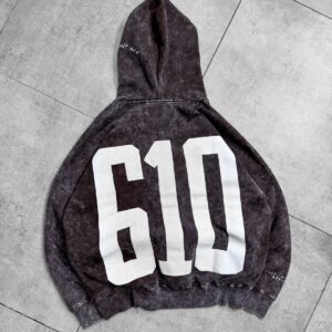 610 Back Printed Oversize Hoodie