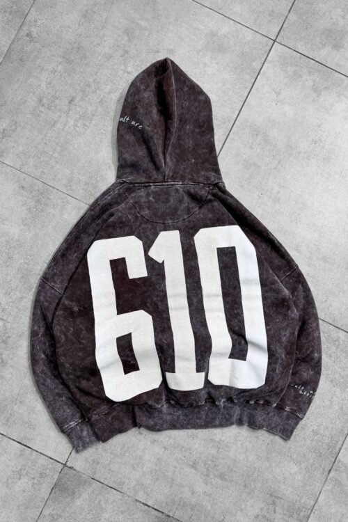 610 Back Printed Oversize Hoodie