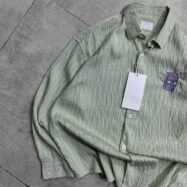 Boys Tears Front Embroidery Dropshoulder Shirt