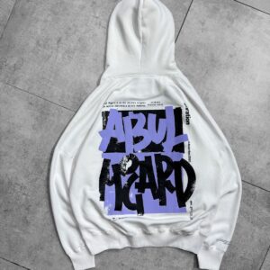 Abul Back Puff Printed Oversize Hoodie