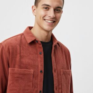 Never Inside Oversize Shirt- Wine Merone