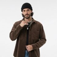 ever Inside Oversize Shirt- dark brown 01