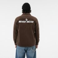 ever Inside Oversize Shirt- dark brown 03