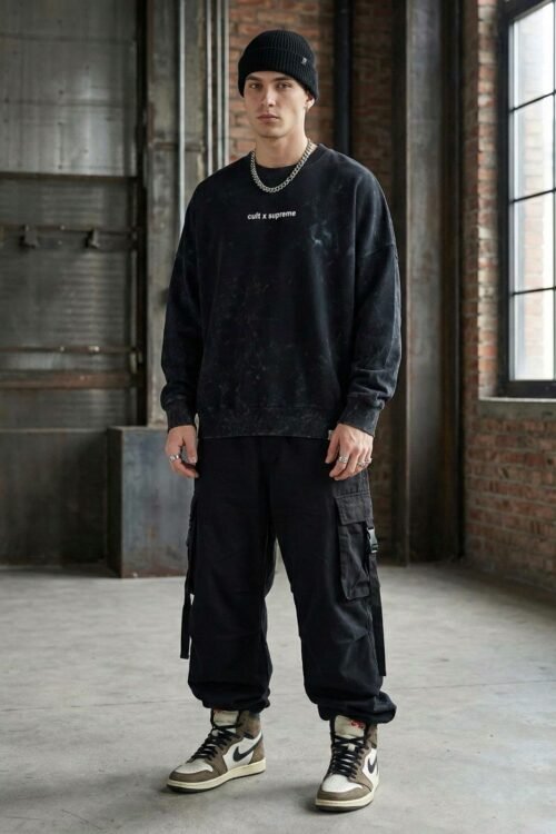 AcidWashed Supreme Oversize T-shirt