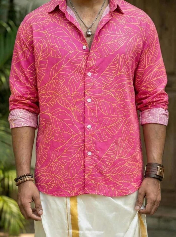 Tropical shirt Pink 000