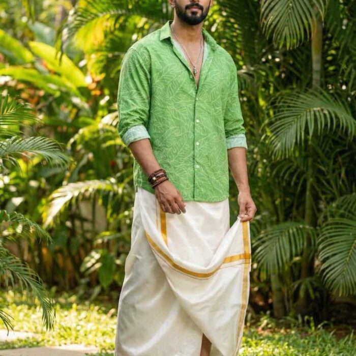 Tropical Oversize Shirt- Green