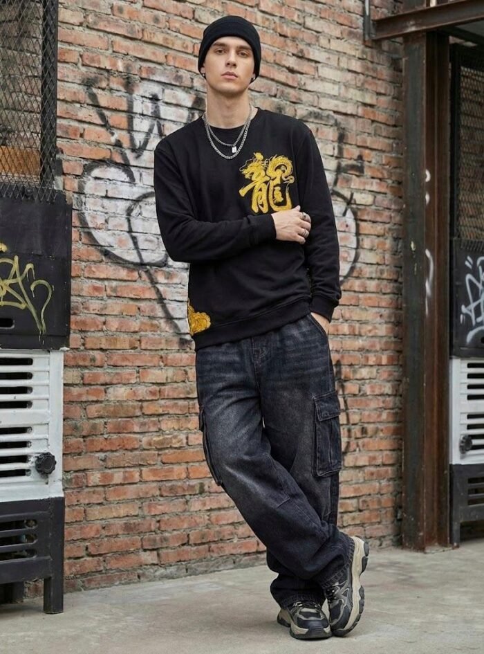 Asian Dragon Black Sweatshirt 01 Asian Dragon Black Sweatshirt