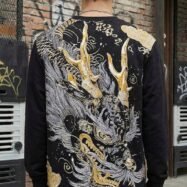Asian Dragon Black Sweatshirt