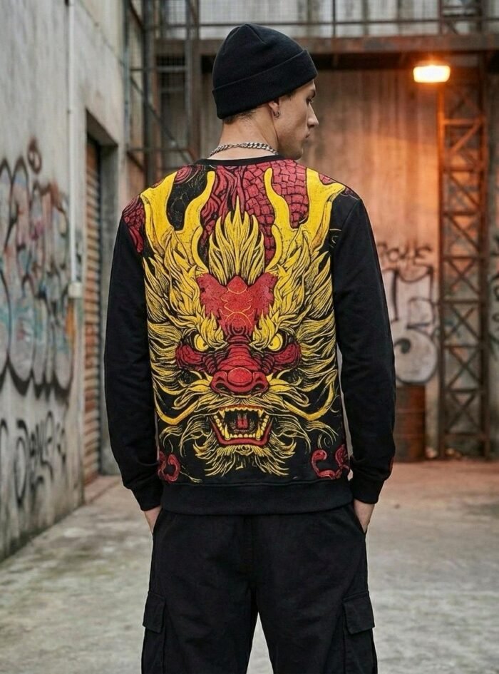 Dragon Black Sweatshirt 00 Dragon Black Sweatshirt