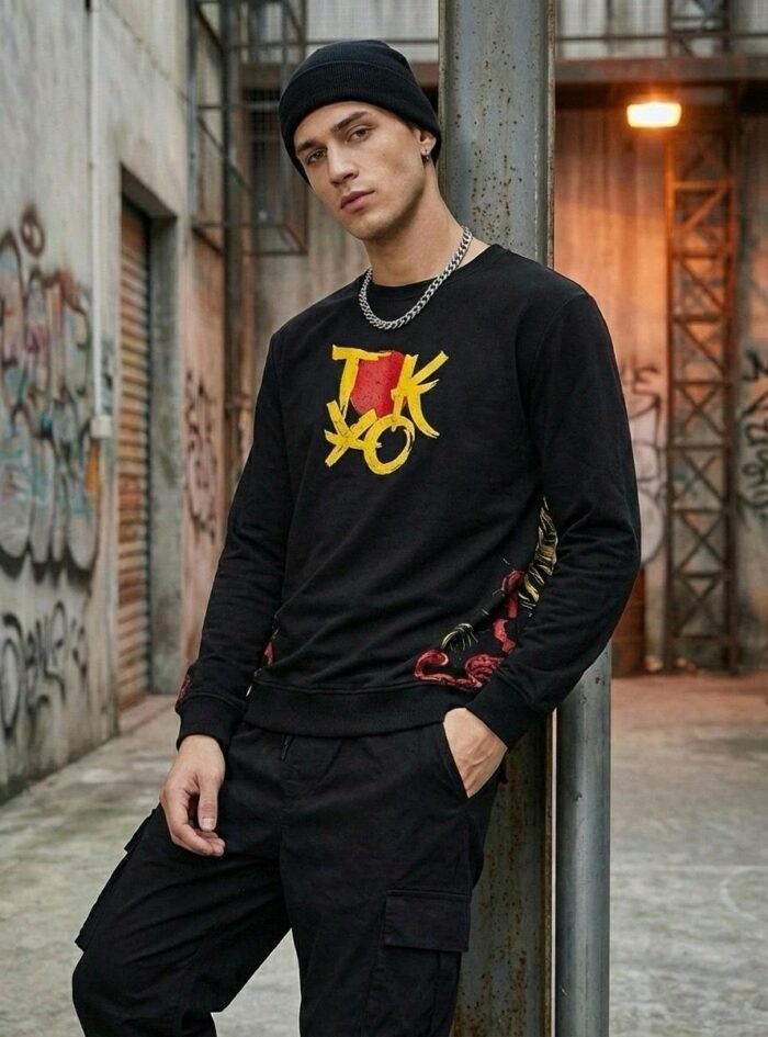 Dragon Black Sweatshirt Dragon Black Sweatshirt