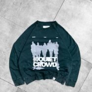 AcidWashed Quiet Crowd Oversize T-shirt