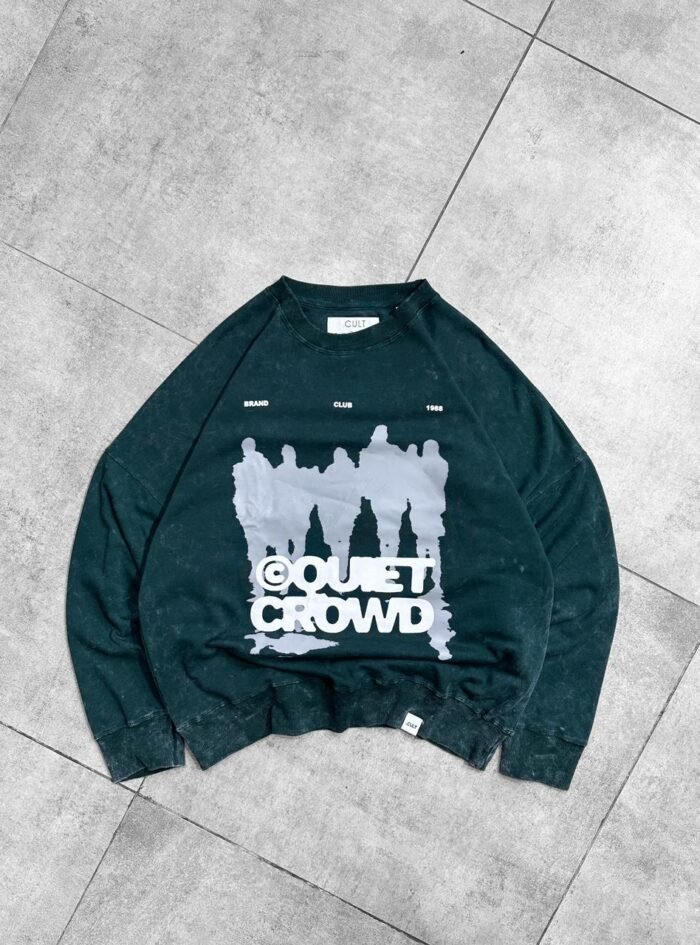 AcidWashed Quiet Crowd Oversize T-shirt AcidWashed Quiet Crowd Oversize T-shirt