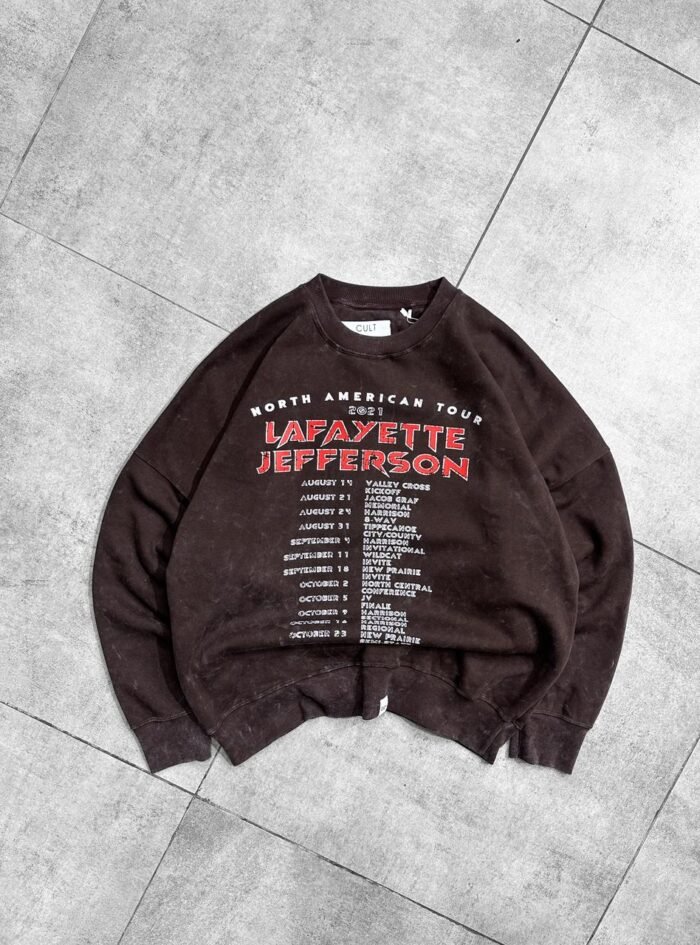 AcidWashed lafayette jefferson Oversize T-shirt