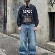AcidWashed AC DC Oversize T-shirt