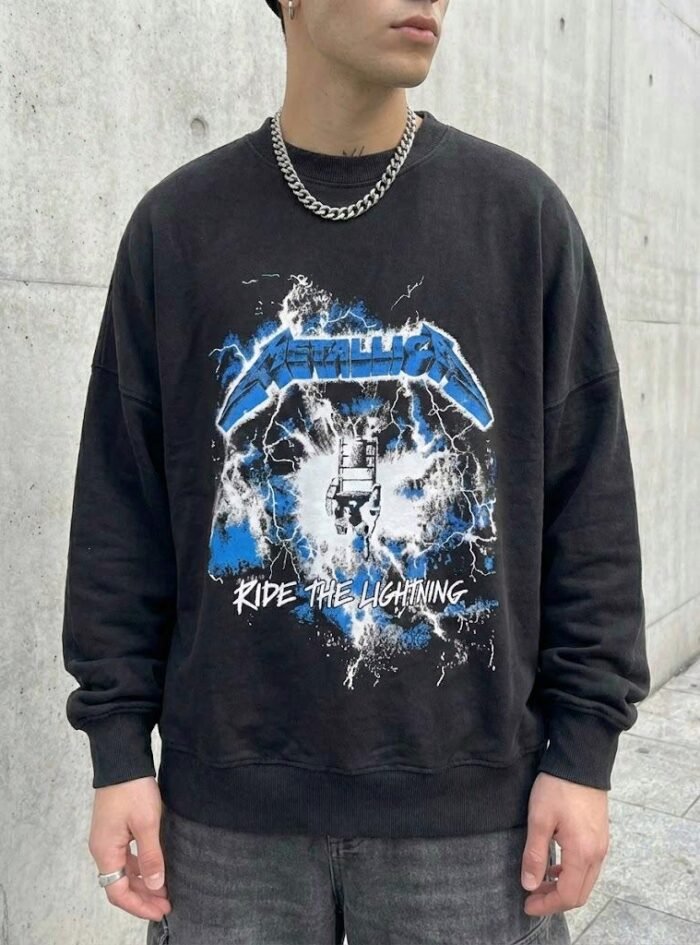 AcidWashed Metallica Oversize T-shirt AcidWashed Metallica Oversize T-shirt