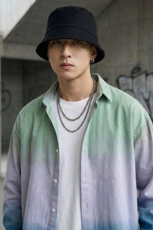 Move4Gaza Back Printed Shirt- Blue shade