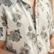 Flora Printed Camp Collar Shirt