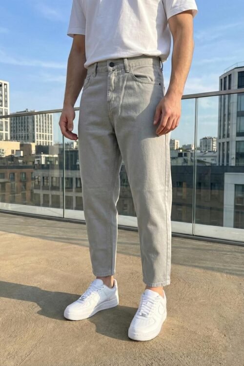 Streetwear Momfit- light Gray