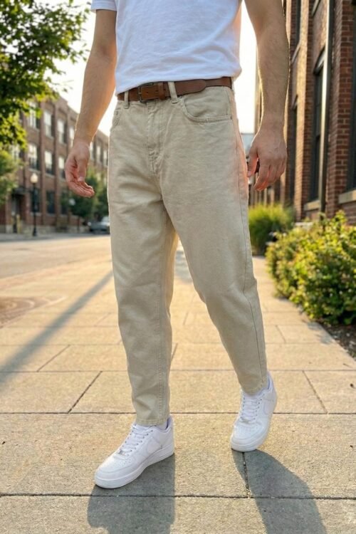 Streetwear Momfit- light beige