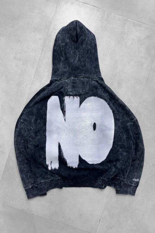 No Back Printed Street Hoodie
