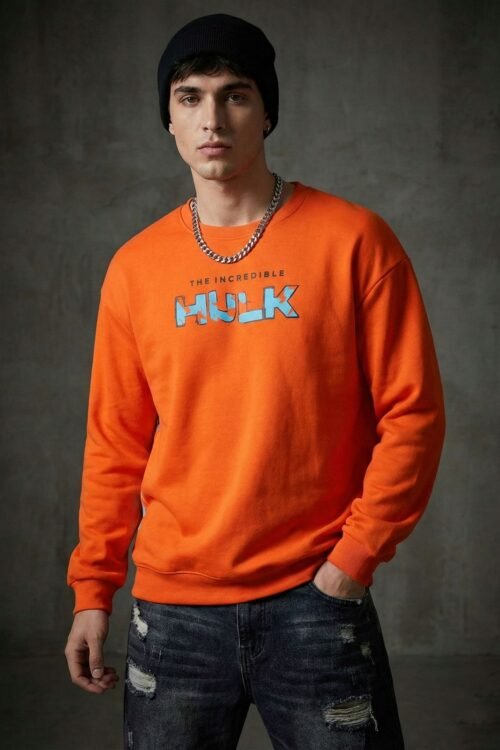 Hulk Back Printed Oversize T-shirt