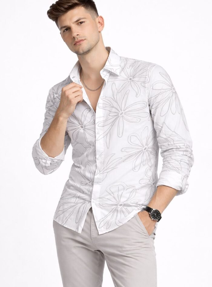 Big Floral All Over Printed Droupshoulder Shirt- white 1-compressed Big Floral All Over Printed Droupshoulder Shirt- white 1-compressed