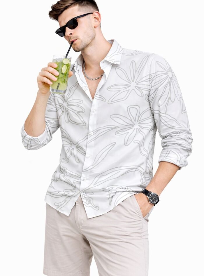 Big Floral All Over Printed Droupshoulder Shirt- white 5-compressed Big Floral All Over Printed Droupshoulder Shirt- white 5-compressed