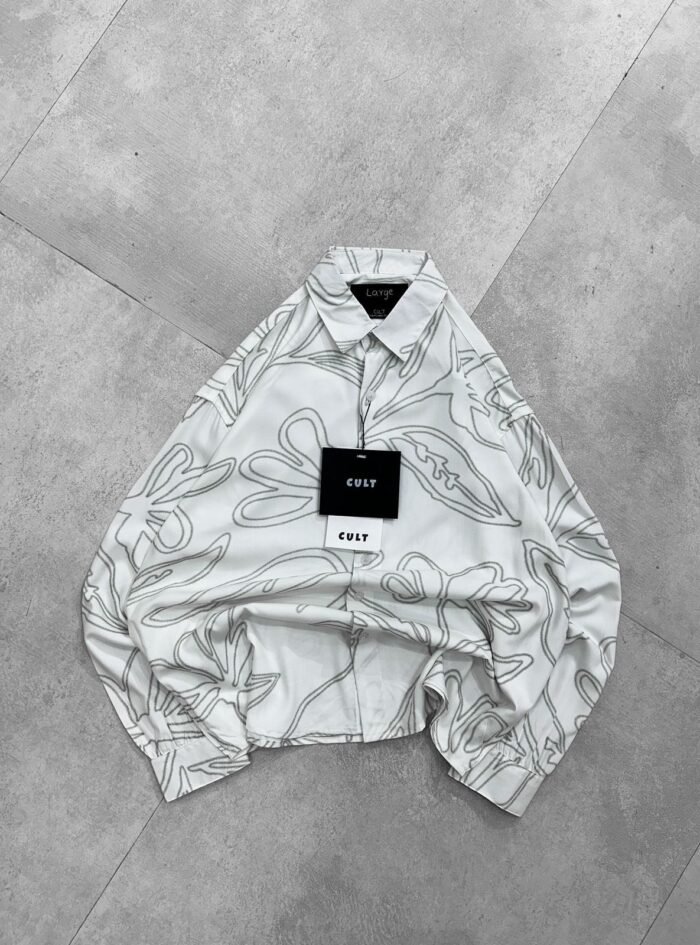 Big Floral All Over Printed Droupshoulder Shirt- white 6-compressed Big Floral All Over Printed Droupshoulder Shirt- white 6-compressed