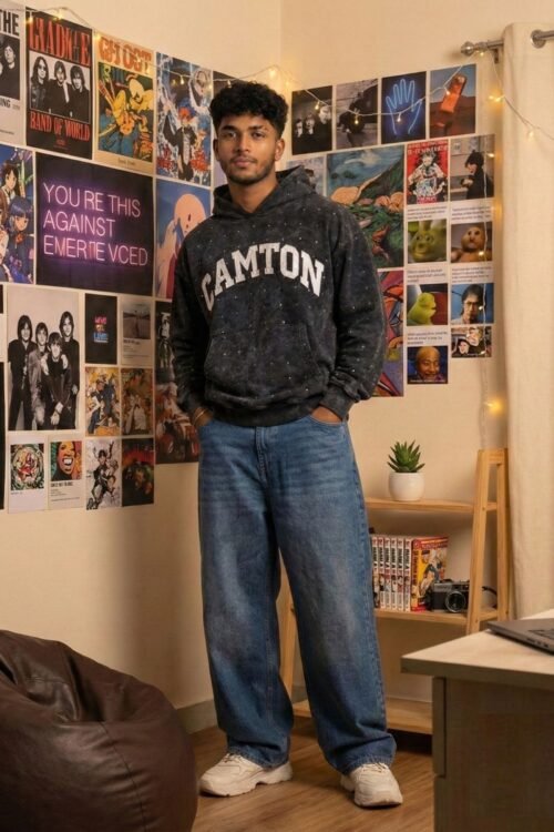 Camton Printed Stone Hoodies