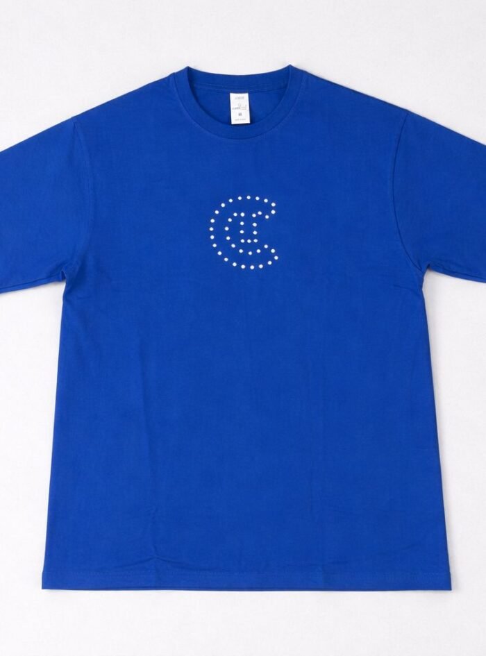 Camton on fire Back Printed Half Sleeve T-shirt - Blue1