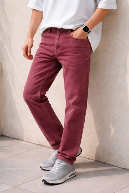 Casual Style Men's Straight Fit Jean