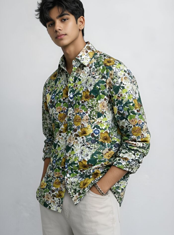 Floral Vibe Street Shirt- Preview 2