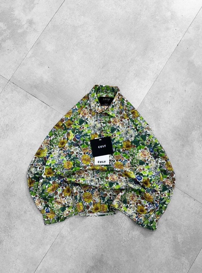 Floral Vibe Street Shirt -green 5
